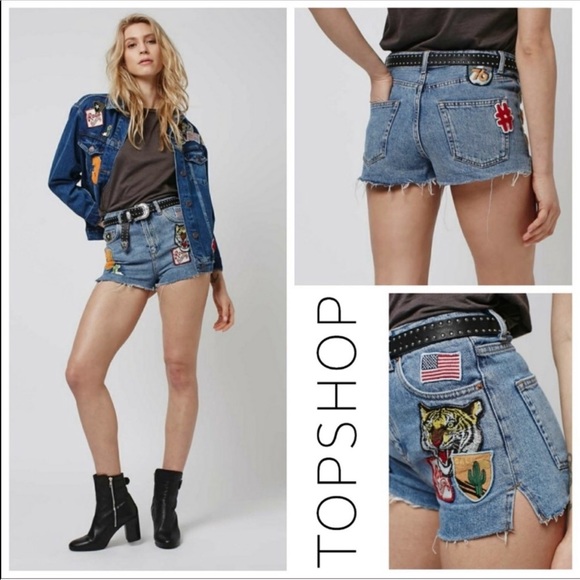 Topshop Pants - TopShop Moto | Mom High Rise Shorts
